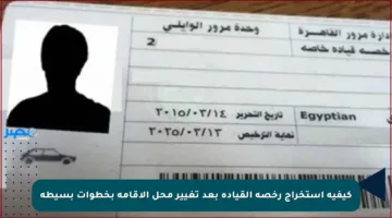 كيفية استخراج رخصة القيادة بعد تغيير محل الإقامة بخطوات بسيطة